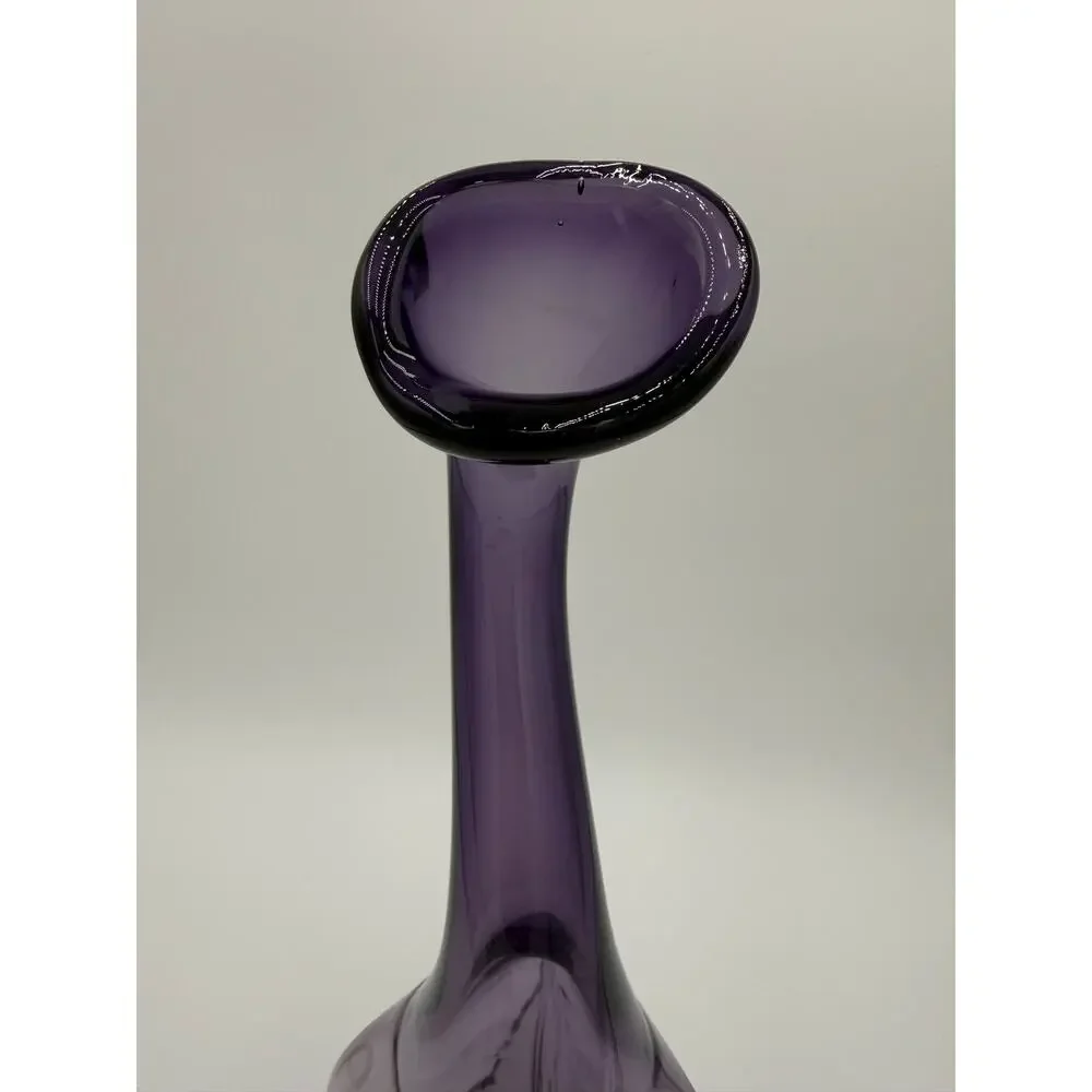 1970's Swung Glass Bent Neck Bottle